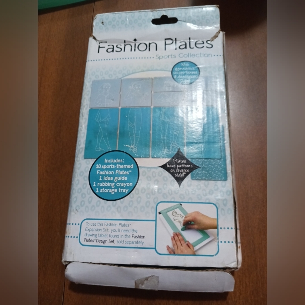 Kahoots Fashion Plates Sports Collection More Expansion Set 10 Peice